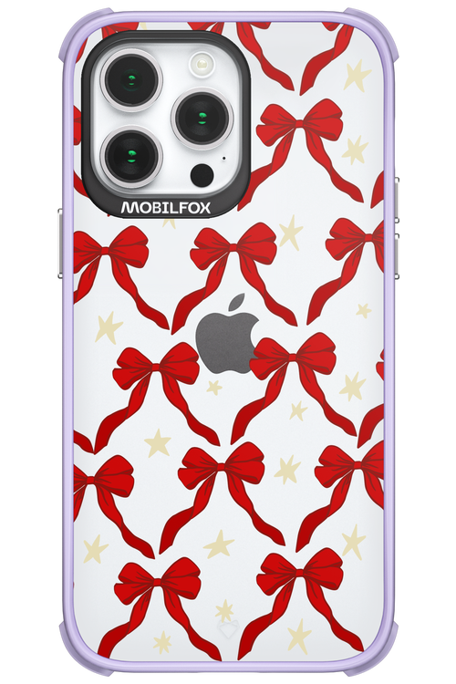 Bow & Stars (Transparent) - Apple iPhone 14 Pro Max