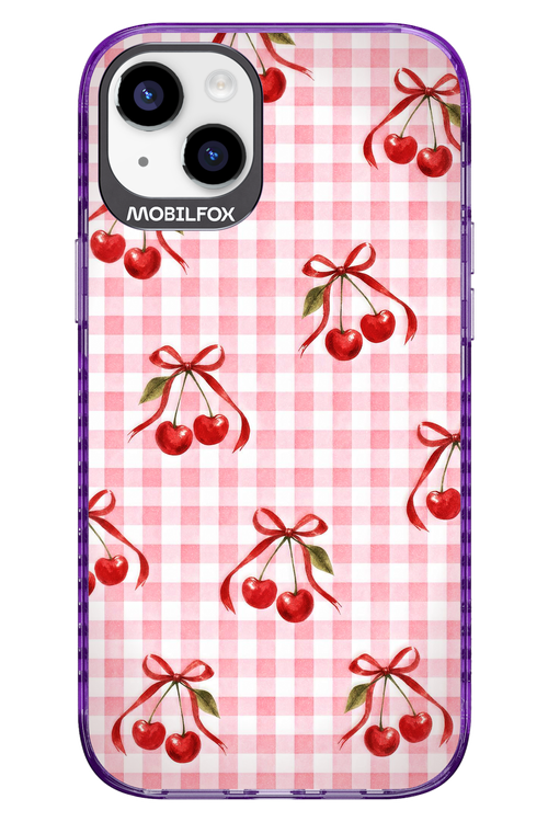 Pink Cherry Checked 2.0 - Apple iPhone 14 Plus