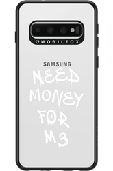 Need M3 Transparent White - Samsung Galaxy S10