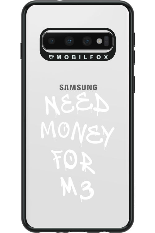 Need M3 Transparent White - Samsung Galaxy S10