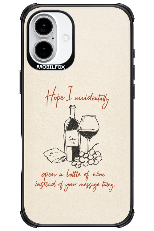 Bottle of wine 2.0 - Apple iPhone 16 Plus