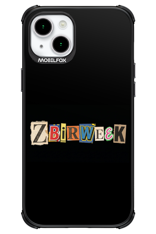 Zbirweek (black) 2.0 - Apple iPhone 15 Plus