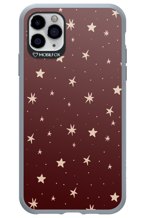 Burgundy Stars - Apple iPhone 11 Pro Max