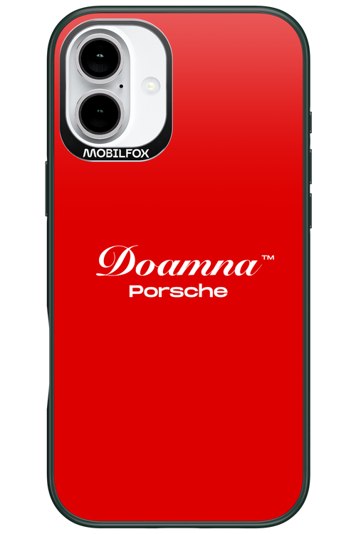 Doamna Porsche (red) - Apple iPhone 16 Plus