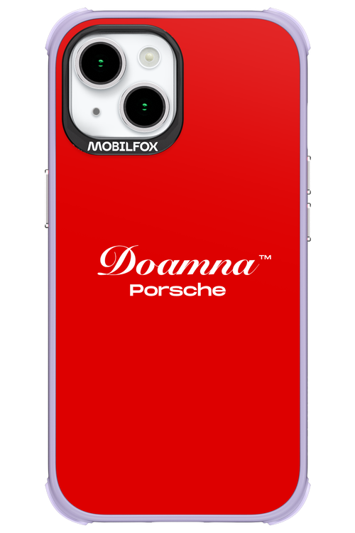 Doamna Porsche (red) - Apple iPhone 15