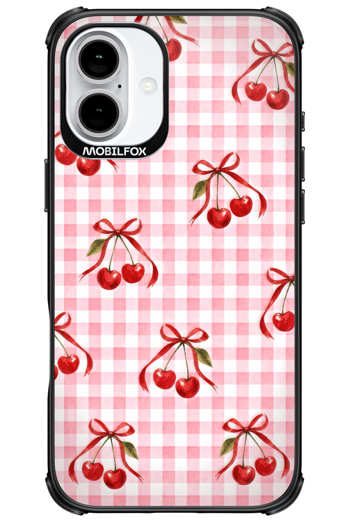 Pink Cherry Checked 2.0 - Apple iPhone 16 Plus