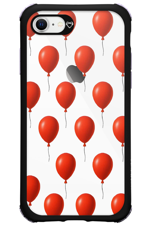 Red Balloons - Apple iPhone 8