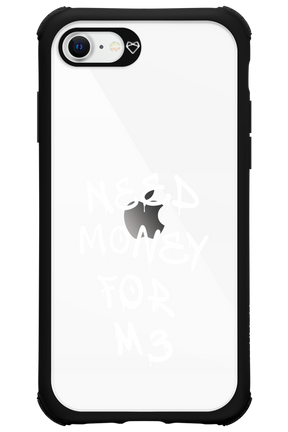 Need M3 Transparent White - Apple iPhone SE 2022