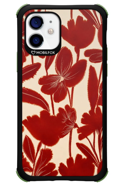 Burgundy Flowers 2.0 - Apple iPhone 12