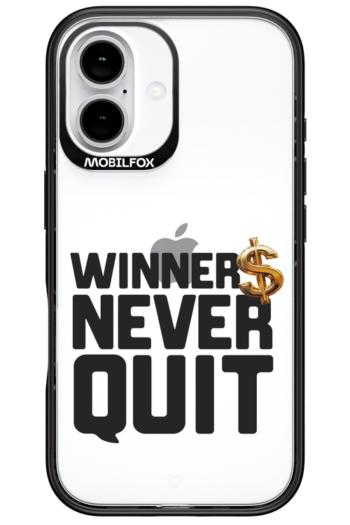 Winners Never Quit - Apple iPhone 16