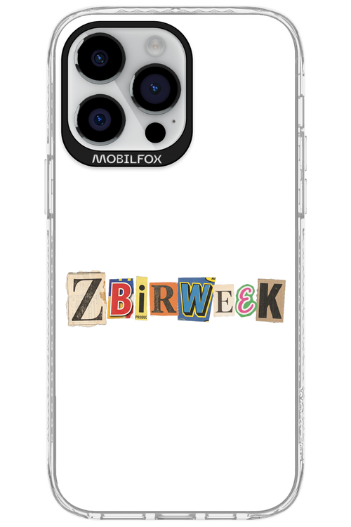 Zbirweek (white) 2.0 - Apple iPhone 14 Pro Max