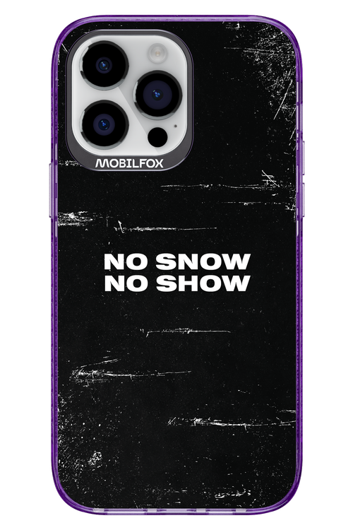 No snow, no show - Apple iPhone 14 Pro Max