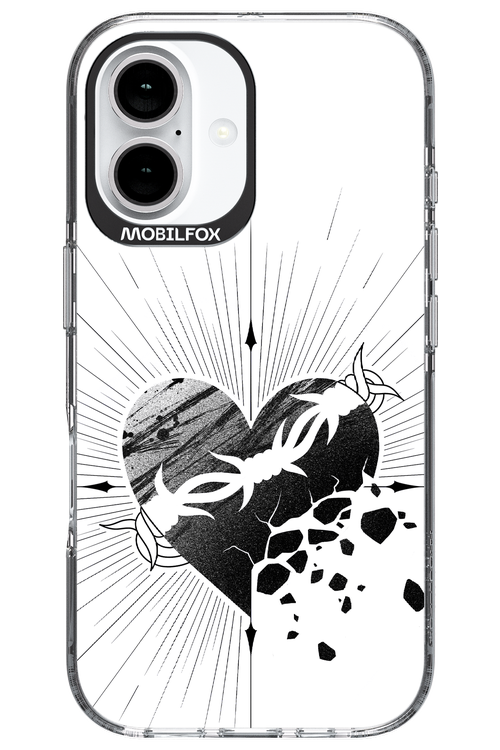 Fekete Szív - Apple iPhone 16