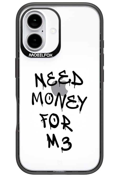 Need M3 Transparent Black - Apple iPhone 16