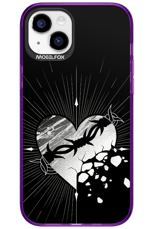 Fehér Szív 2.0 - Apple iPhone 15 Plus