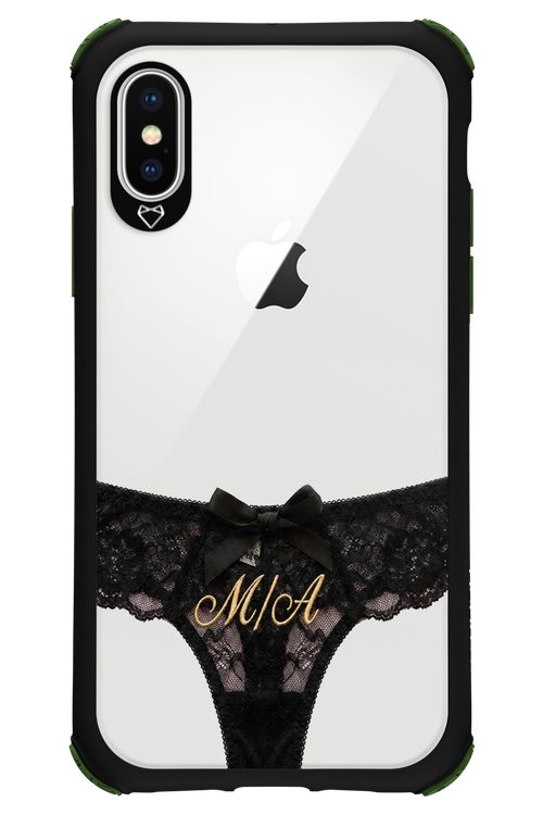 Black Panties Transparent 2.0 - Apple iPhone X