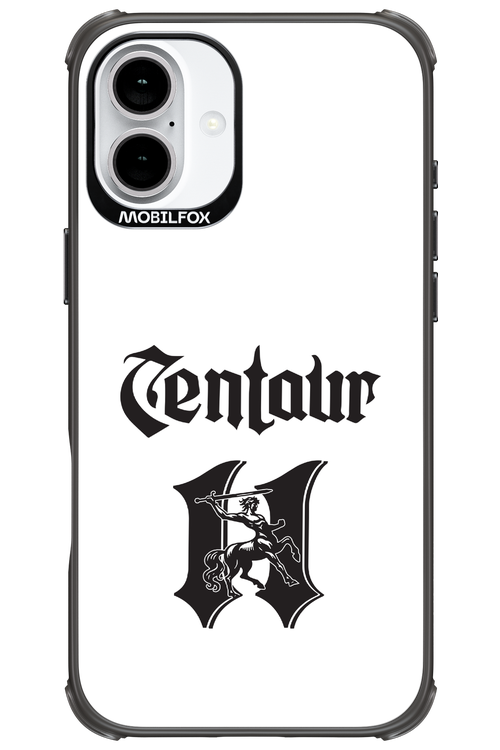 Centaur Logo White 2.0 - Apple iPhone 16 Plus