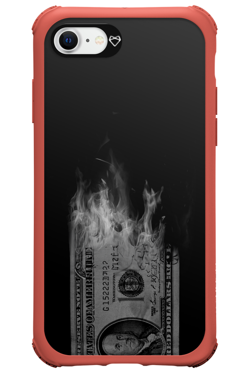 Money Burn B&W 2.0 - Apple iPhone 8