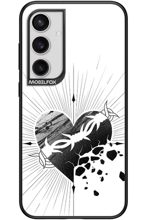 Fekete Szív - Samsung Galaxy S24+