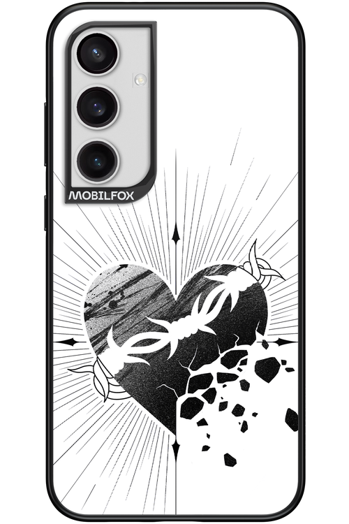 Fekete Szív - Samsung Galaxy S24+