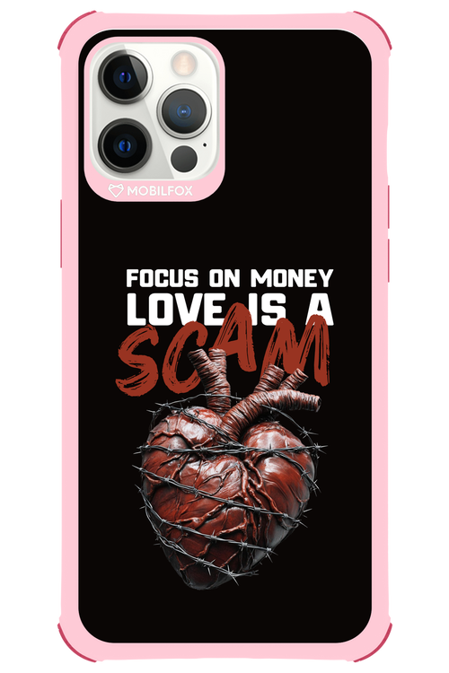Focus on money, love is a scam - Apple iPhone 12 Pro Max