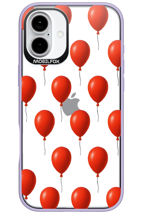 Red Balloons - Apple iPhone 16 Plus