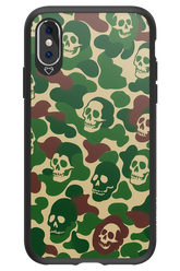 Camo Skull - Apple iPhone X