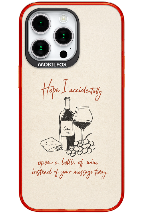 Bottle of wine 2.0 - Apple iPhone 15 Pro Max