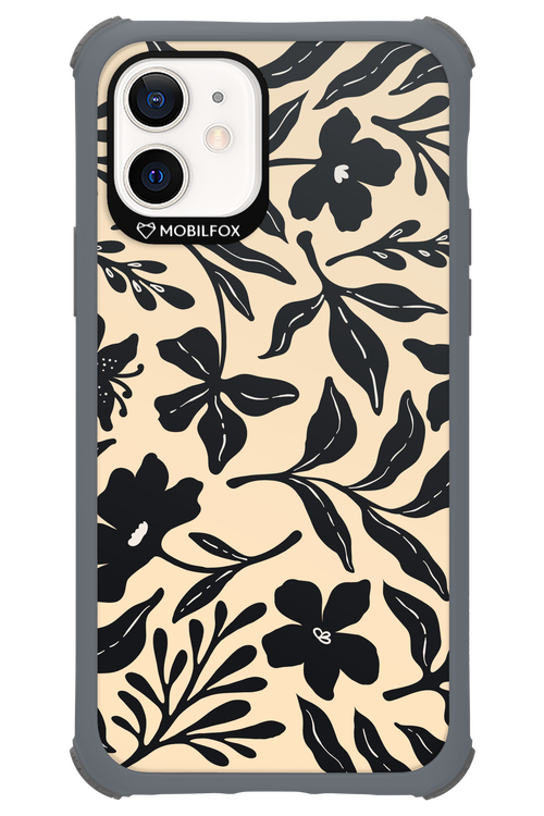 Black Flowers 2.0 - Apple iPhone 12