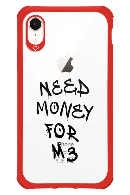 Need M3 Transparent Black - Apple iPhone XR