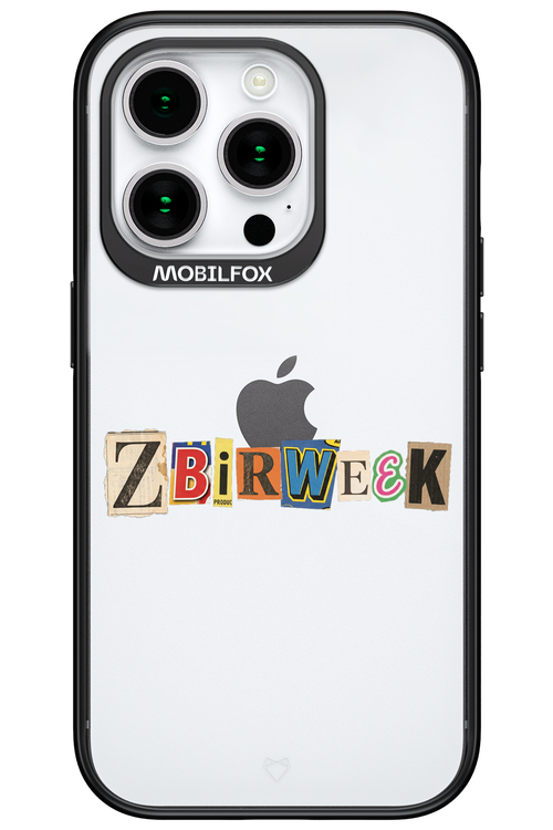 Zbirweek (transparent) 2.0 - Apple iPhone 15 Pro
