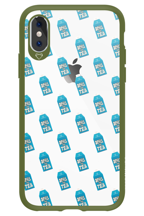 Blue Tea Party Chaos - Apple iPhone X