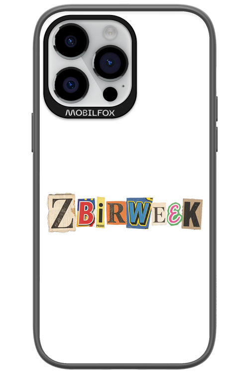Zbirweek (white) 2.0 - Apple iPhone 14 Pro Max