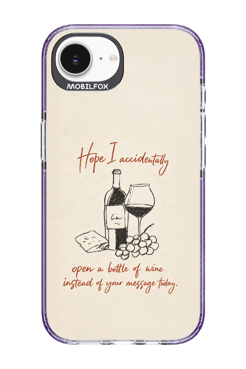 Bottle of wine 2.0 - Apple iPhone 17e