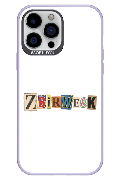 Zbirweek (white) 2.0 - Apple iPhone 13 Pro Max