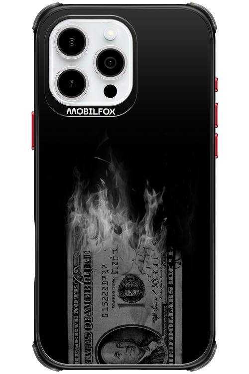 Money Burn B&W 2.0 - Apple iPhone 16 Pro Max