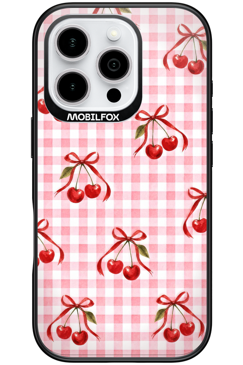 Pink Cherry Checked 2.0 - Apple iPhone 16 Pro