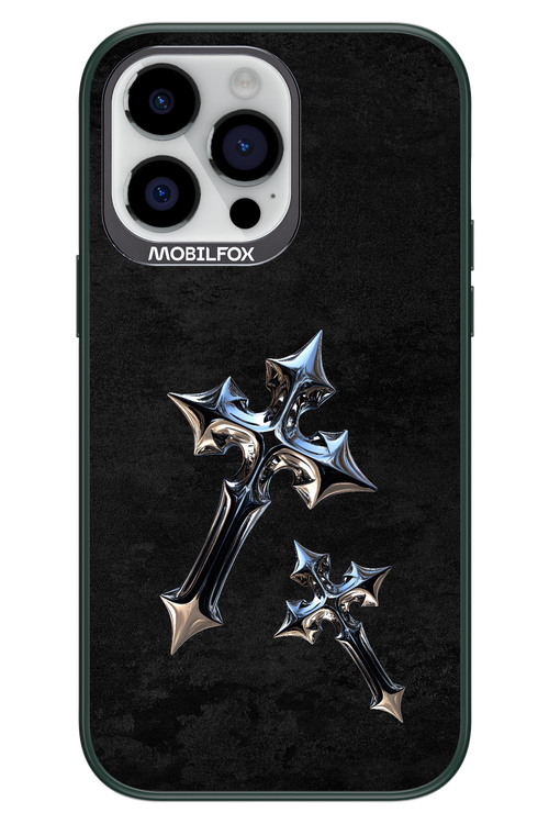 Chrome Crosses 2.0 - Apple iPhone 14 Pro Max