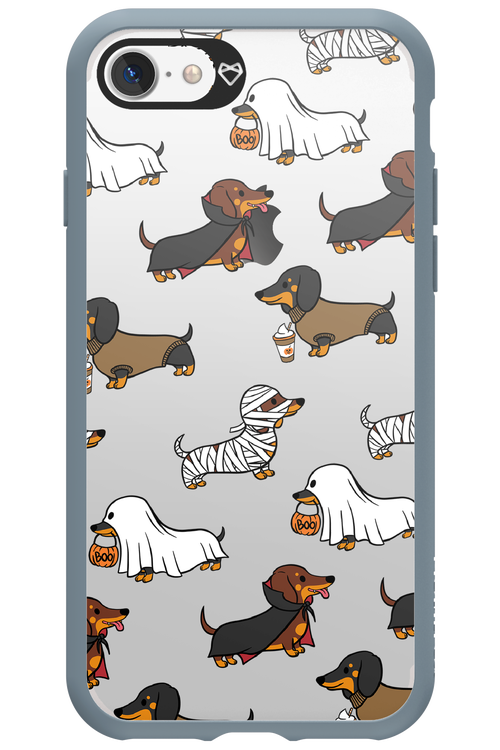 Scary Dachshund (Transparent) - Apple iPhone 7