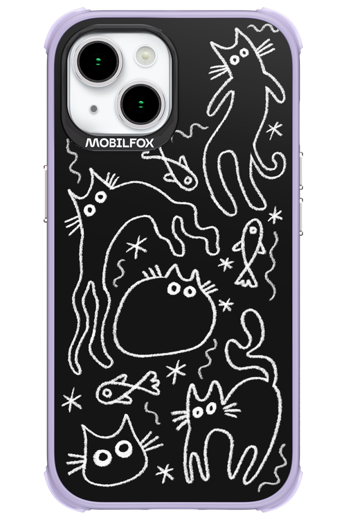 CHALK_CATS 2.0 - Apple iPhone 15