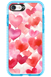Water Painted Heart - Apple iPhone 8