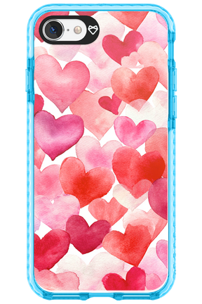 Water Painted Heart - Apple iPhone 8