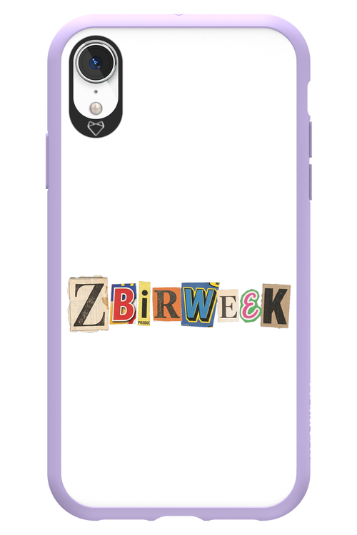 Zbirweek (white) 2.0 - Apple iPhone XR