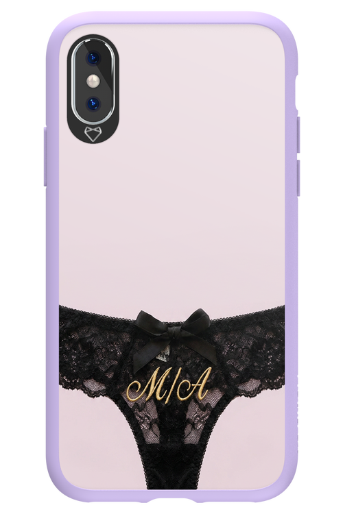 Black Panties 2.0 - Apple iPhone X