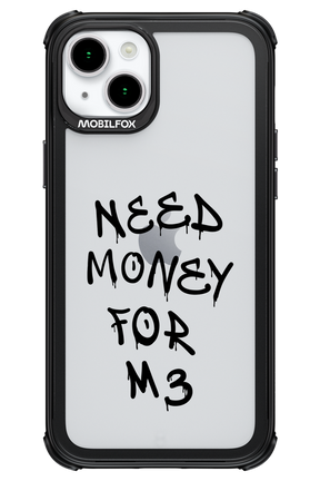 Need M3 Transparent Black - Apple iPhone 15 Plus