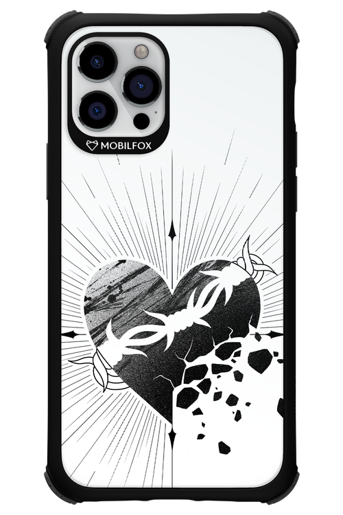 Fekete Szív - Apple iPhone 12 Pro