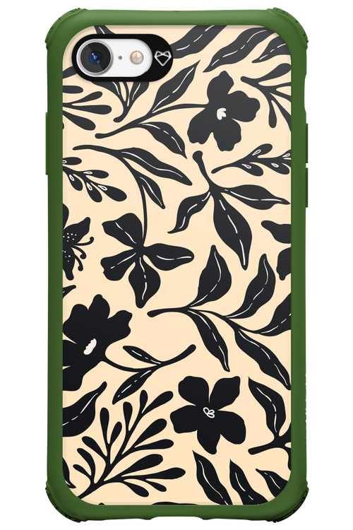 Black Flowers 2.0 - Apple iPhone 7