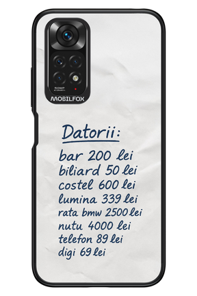 The List - Xiaomi Redmi Note 11/11S 4G