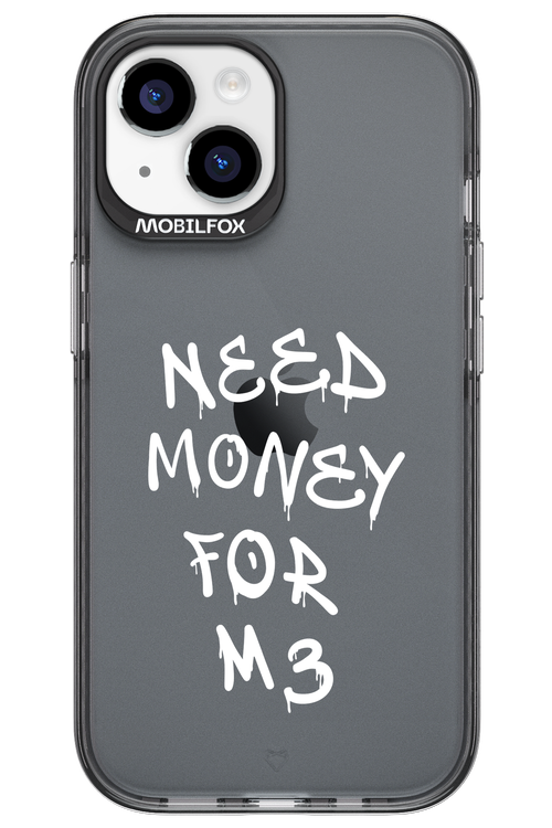 Need M3 Transparent White - Apple iPhone 15