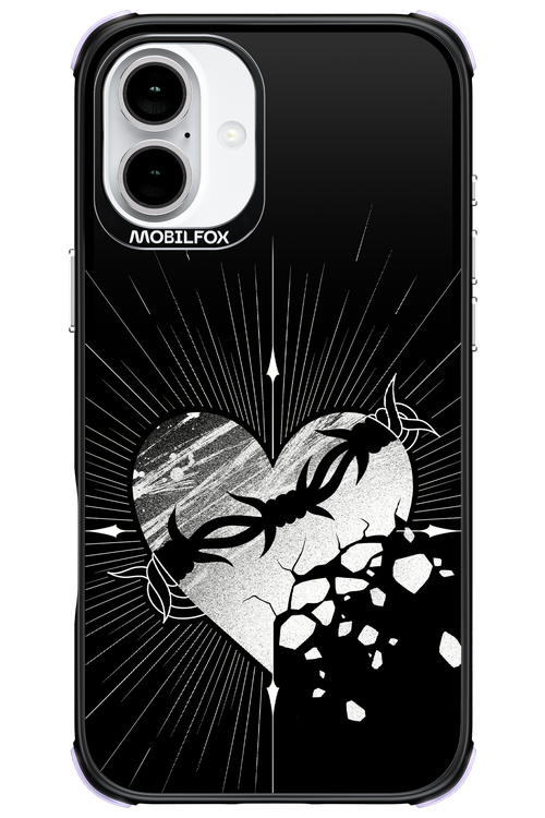 Fehér Szív 2.0 - Apple iPhone 16 Plus